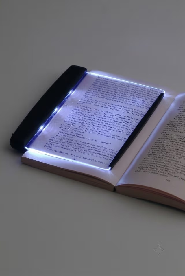 Creative LED Flat Plate Portable Night Reading Light